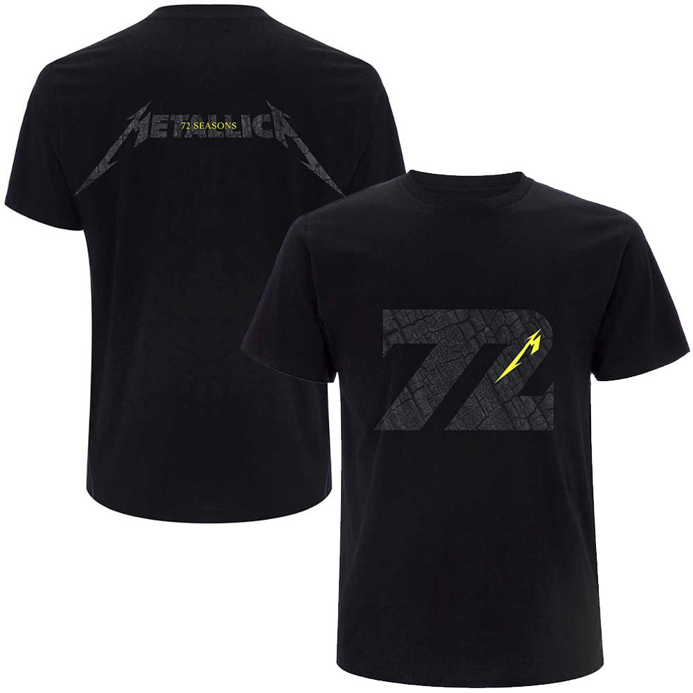 METALLICA メタリカ - 72 Seasons Charred Logo / バックプリントあり / Tシャツ / メンズ - PGS